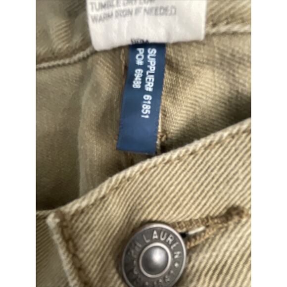 Polo Ralph Lauren Jeans Mens 32/32 Authentic Dungarees Soft Cotton Brown - Picture 11 of 11